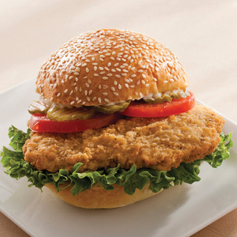 Advance Food Deluxe Whole Muscle Pork Fritter, 5.33 Ounce -- 30 per case.