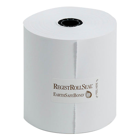 National Checking Company White Bond 1 Ply Register Roll Tape, 3 inch -- 30 per case.