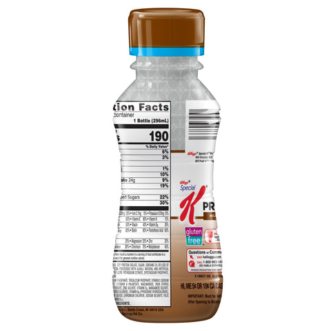 Kelloggs Special K Milk Chocolate Protein Liquid Shake, 10 Fluid Ounce -- 12 per case.