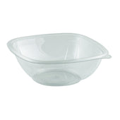 Bowl Plastic Clear Square Cps848c 48 Oz