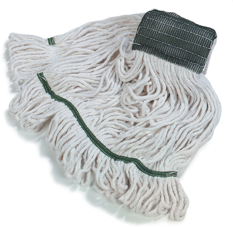 Flo-Pac® MOP MEDIUM LOOPED-END W/ GREEN BAND
