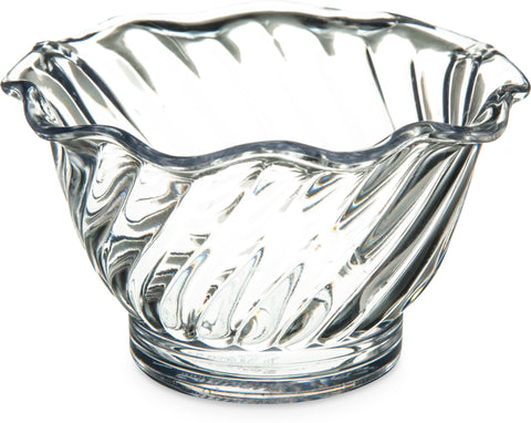 Carlisle DISH DESSERT TULIP SAN PLASTIC CLEAR 5 OZ