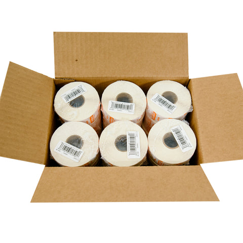 National Checking Company Dateit Orange Trilingual Permanent Label - Saturday, 1 x 1 inch -- 1000 per case.