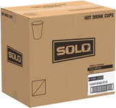 MarketPro® CUP PAPER HOT SQUAT 10 OZ