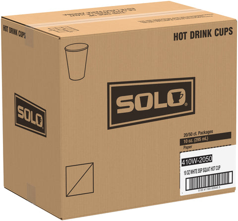 MarketPro® CUP PAPER HOT SQUAT 10 OZ