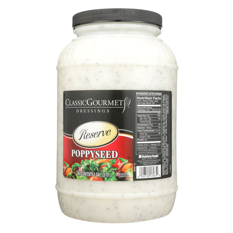 Classic Gourmet Reserve Poppyseed Dressing, 8.95 Pound Jar -- 2 per case.