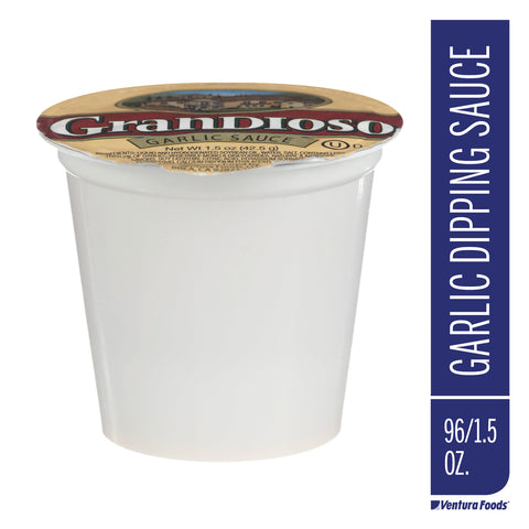 Ventura Foods Garlic Liquid Sauce Garlic Liquid Non PHO Cup, 1.5 ounce -- 96 per case