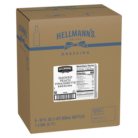 Hellmann's® DRESSING VINAIGRETTE SMOKED PEACH SALAD BAR BOTTLE