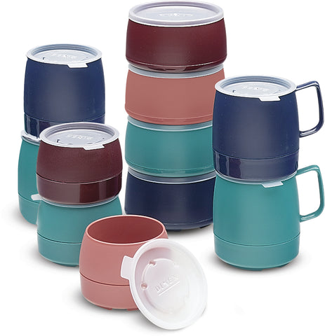 Dinex® BOWL CLASSIC INSULATED STACKABLE CRANBERRY 5 OZ
