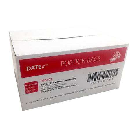 National Checking BAG POLY PRINTED WEDNESDAY 6.5