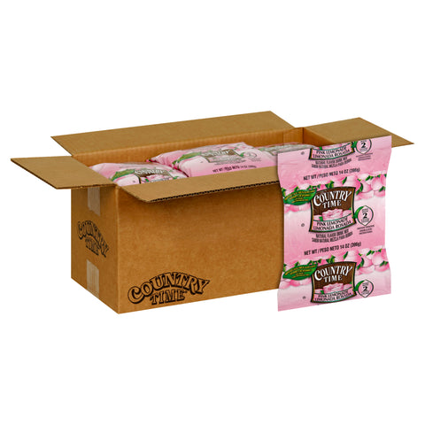 Beverage Country Time Pink Lemonade, 14 Ounce each 15 Case