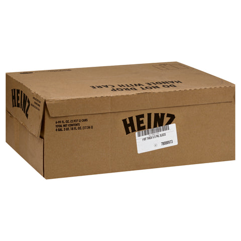 Heinz Pickle Kosher Dill Thick Slice Crinkle Cut, 99 Fluid Ounce -- 6 Case