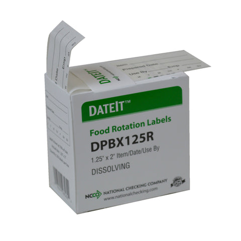 Label Item/date/use By Dissolving .25x2