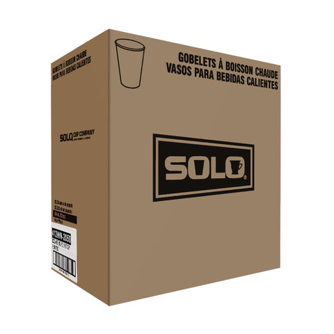 Cup Paper Hot Single Sided Poly 12 Oz