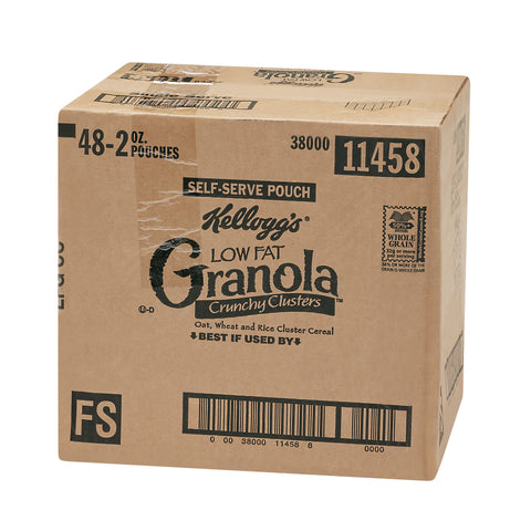 Cereal Granola Low Fat Crunchy Clusters Pouches