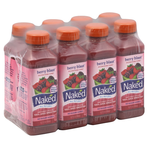 Smoothie Blast Berry No-sugar-added Non-dairy Plastic Bottle Ref 100% Juic
