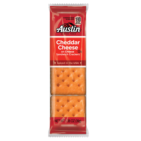 Cracker Cheese Cheddar Sandwich Square Ss Sleeve