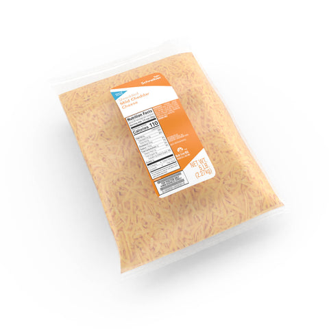 Schreiber CHEESE CHEDDAR YELLOW MILD SHRED FEATHER