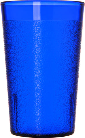 Carlisle TUMBLER STACKABLE™ SAN PLASTIC RORAL BLUE 9.5 OZ