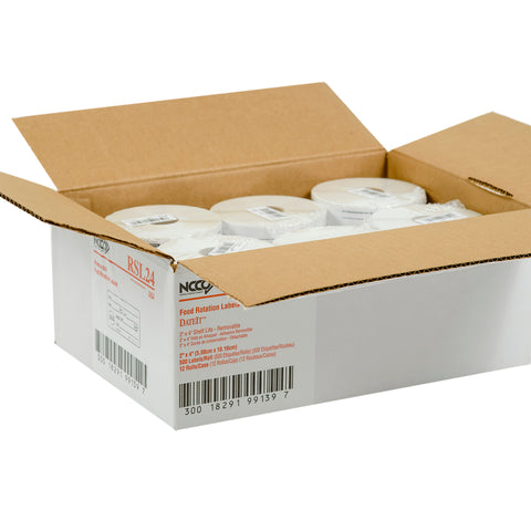 National Checking Company Shelf Life Removable Label, 2 x 4 inch -- 500 per case.