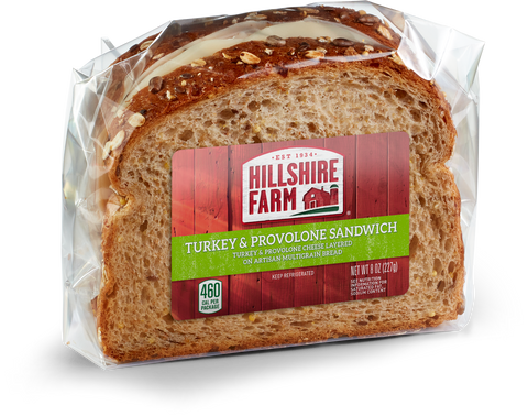 Hillshire Farm Turkey and Provolone Sandwich, 0.5 Pound -- 10 per case