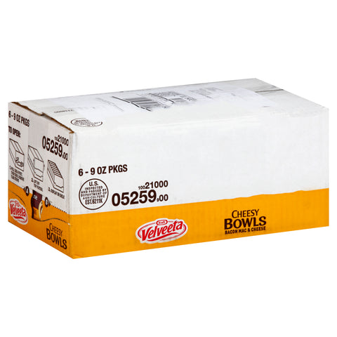 Velveeta ENTREE DINNER BOWL MACARONI & CHEESE BACON