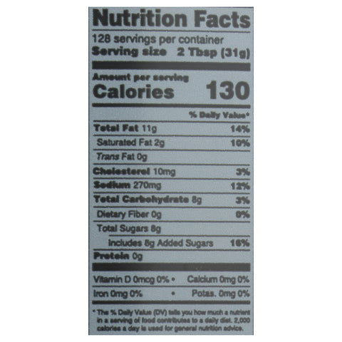 Ventura Foods Classic Gourmet Select Creamy Coleslaw Salad Dressing, 1 Gallon -- 4 per case.