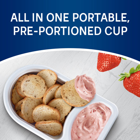 Philadelphia BAGEL CHIPS CREAM CHEESE DIP STRAWBERRY SNACKS