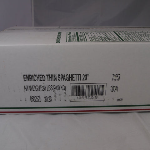 Zerega PASTA SPAGHETTI THIN 20
