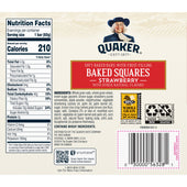 Quaker® QUAKER BREAKFAST SQUARE STRAWBERRY