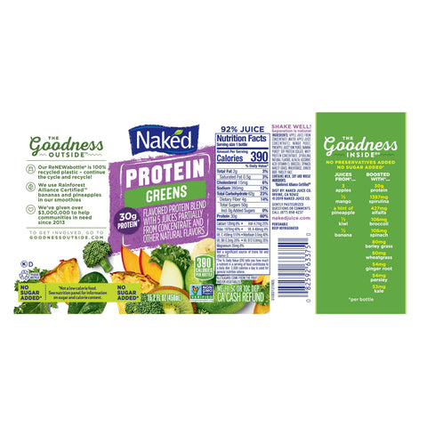 Naked Juice JUICE PROTEIN & GREENS