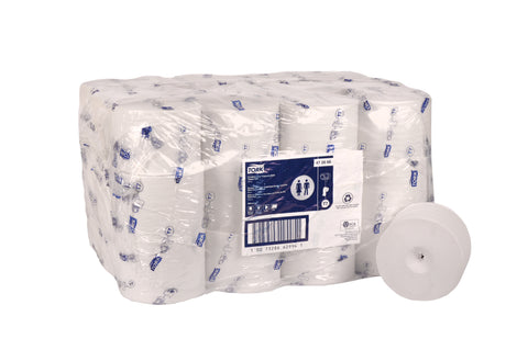 Tissue Toilet High Capacity Coreless 2-ply White