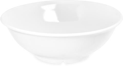 Bowl Serving Footed Melamine White 36 Oz