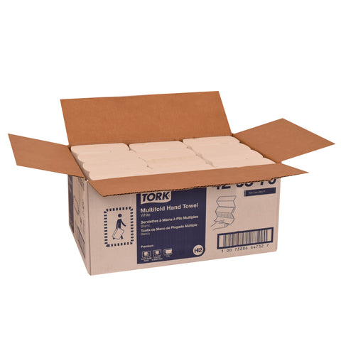 Tork Premium TOWEL MULTIFOLD WHITE 1-PLY 9X9.5