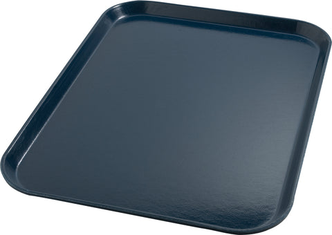 Tray Flat Serving Fiberglass Midnight Blue 15x20