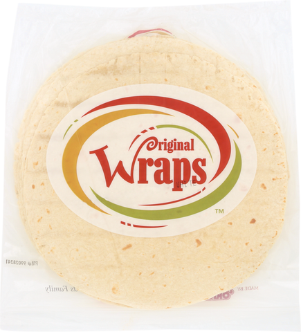 Mexican Original® TORTILLA WRAP WHITE HEAT PRESSED 12