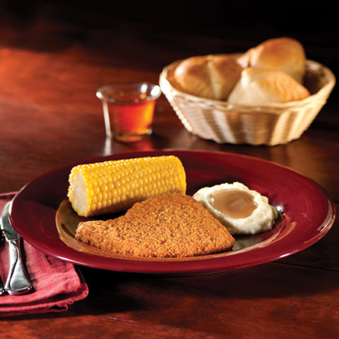 Pork Pattie Breaded Chop Shaped Fc 4 Oz 13341