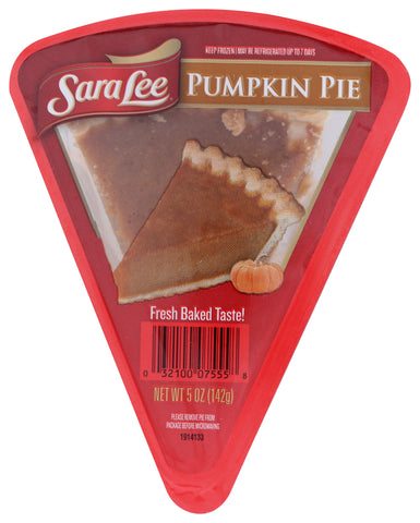 Sara Lee Frozen PIE PUMPKIN SLICED IW