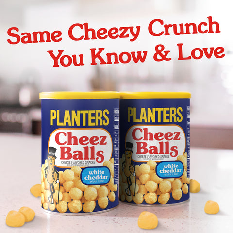 Planters SNACK CHEEZ BALLS WHITE CHEDDAR