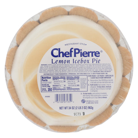 Pie Lemon Icebox Condensed W/domes 10