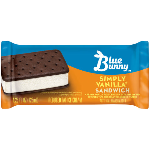 Blue Bunny ICE CREAM SANDWICH VANILLA