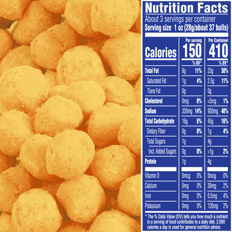 Snack Cheez Balls White Cheddar