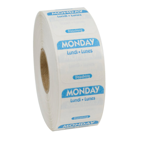 National Checking LABEL MON 1X1 DISSOLVE-A-WAY