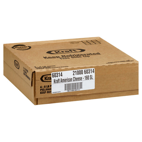 Kraft American Sliced Cheese, 5 Pound -- 4 per case.