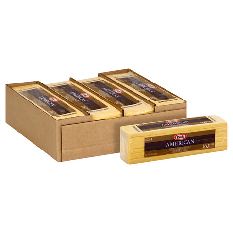 Kraft American Sliced Cheese, 5 Pound -- 4 per case.