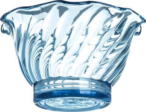 Dish Dessert Tulip Ice Blue 5 Oz