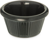 Carlisle RAMEKIN FLUTED MELAMINE PLASTIC BLACK 2 OZ