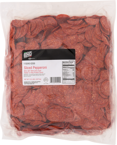 Pepperoni Beef & Pork Sliced 16/oz 115040-0269