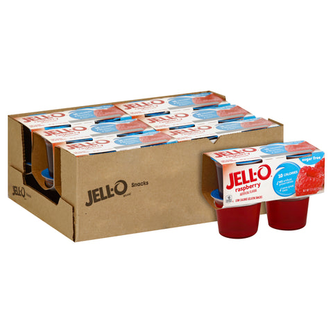 Gelatin Raspberry Sugar Free Single Serve Cup Refrigerated