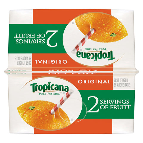 Tropicana Pure Premium JUICE ORANGE 100% PURE PREMIUM SINGLE SERVE CARTON